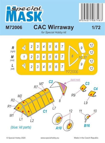 CAC Wirraway Mask (Special Hobby)  M72006