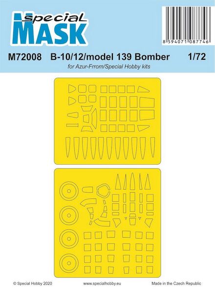 Martin B10/B12/model 139 Bomber Mask (Special Hobby)  M72008