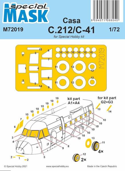 Casa C212/C-41 Mask Masking set (Special Hobby) m72019