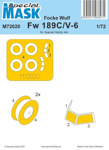 Focke Wulf Fw 189C / V-6 Mask (Special hobby)  M72020