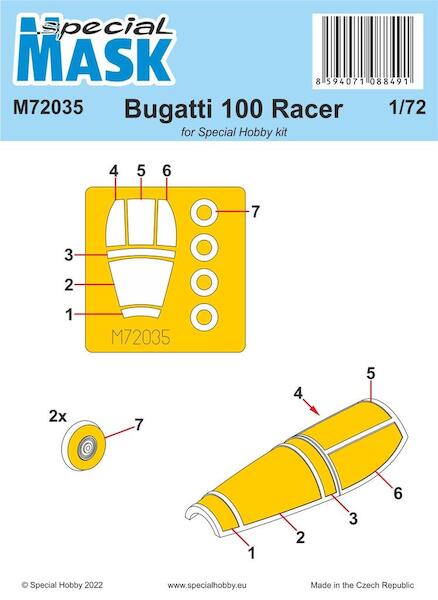 Bugatti 100P Masking set M72035