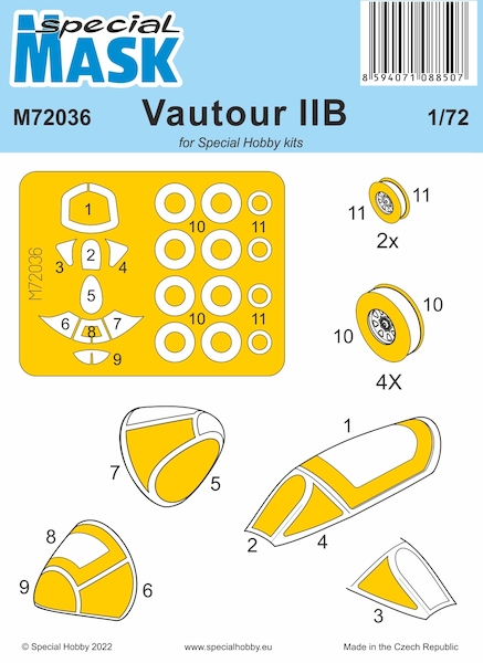 Vautour IIB Masking set M72036