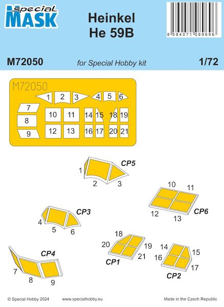 Heinkel He59B Mask (Special Hobby / MPM) M72050