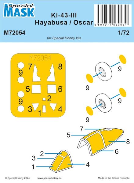 Nakajima Ki-43-III Hayabusa MASK (Special Hobby) M72054