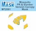 Mosquito PR & Bomber Version Canopy Mask (Special Hobby) 100-M72061