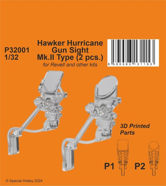 Hawker Hurricane Gun Sight Mk.II Type (2 pcs.) P32001