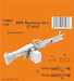 MG60 Machine gun (2 pcs.) as used in US Helicopters 129-P35041