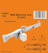 MG60 Machine gun (2 pcs.) as used in US Helicopters 129-P35041