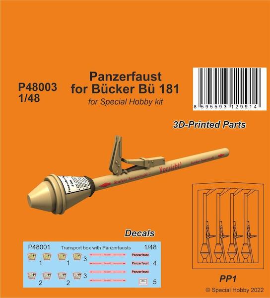 Panzerfaust fur Bucker Bu181 (Special Hobby)  P48003