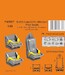 B-25D Late/G/H/J Mitchell Pilot Seats (Hong Kong, Acc. Miniatures, Academy and Revell) 129-P48007
