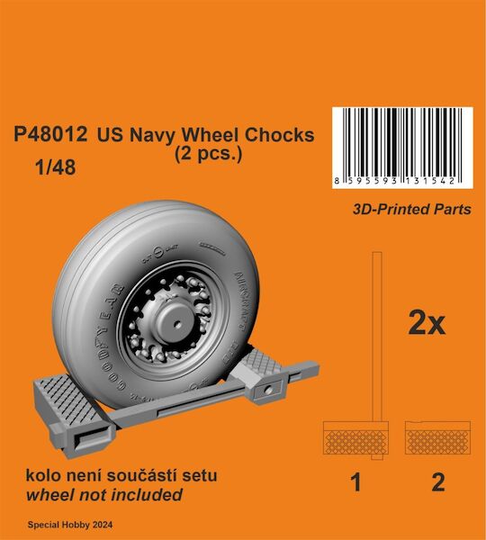 US Navy Wheel chocks P48012