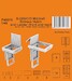 North American B25B/C/D Mitchell Entrance Hatches and Ladders (front and rear)  (Accurate Miniature, Revell, Italeri, Academy) 129-P48015