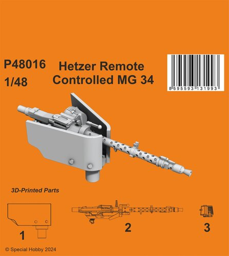 Hetzer Remote Controlled MG34 P48016