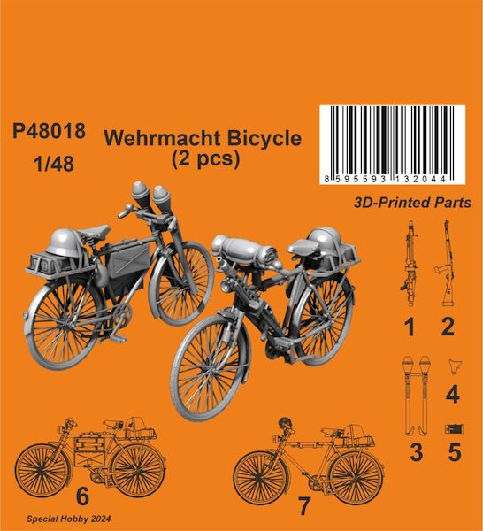 Wehrmacht bicycle  (2 pcs.)  P48018