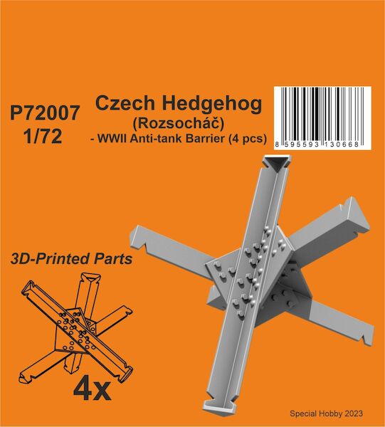 Czech hedgehog anti tank barriers P72007