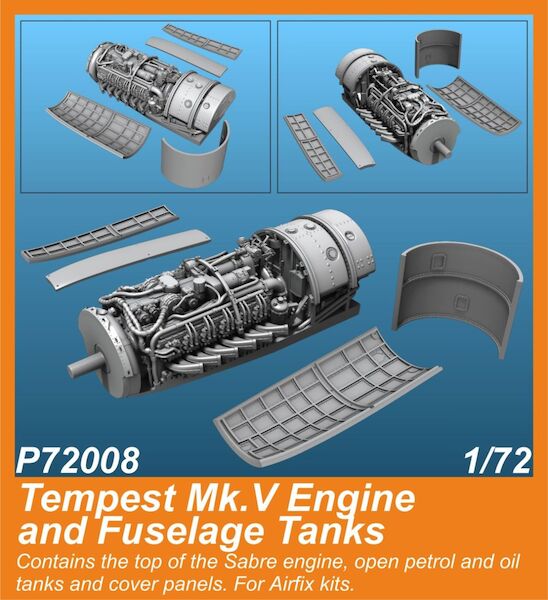 Tempest Mk.V Engine and Fuselage Tanks (Airfix)  P72008