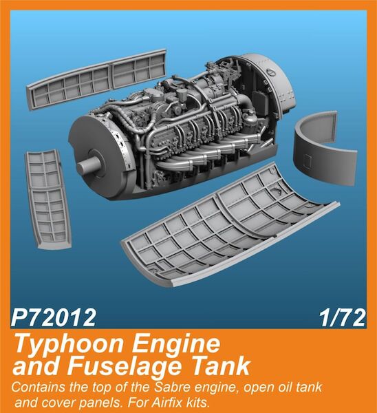 Typhoon Mk.I Engine and fuel tank (Airfix) P72012