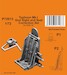 Typhoon Mk.I Gun sight and corrected seat (Airfix) 129-P72013