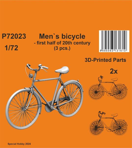Men`s bicycle - first half of 20th century (3 pcs.) P72023