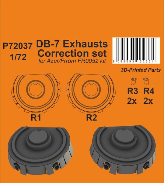 Douglas DB7 Exhaust Correction set (Azur-Frrom) P72037