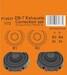 Douglas DB7 Exhaust Correction set (Azur-Frrom) 129-P72037