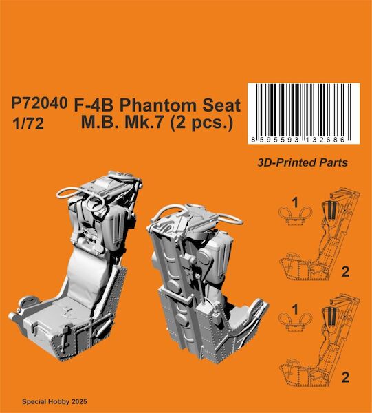 F4B Phantom Seat - Martin Baker Mk.7 (2 pcs.) P72040