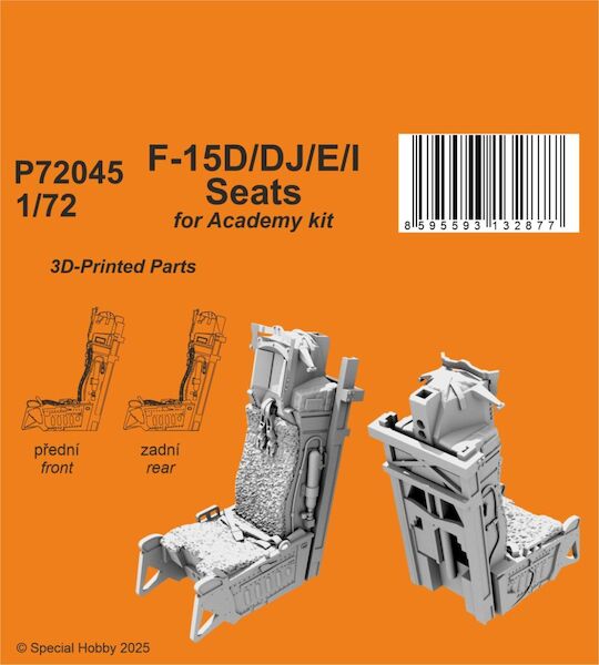 F-15D/DJ/E/I Eagle Seat (2 pcs.) (Academy) P72045
