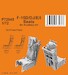 F-15D/DJ/E/I Eagle Seat (2 pcs.) (Academy) 129-P72045