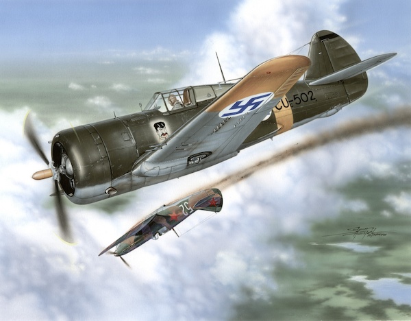 Curtiss H75 Sussu Finnish Hawk (Useful for KNIL-LA version) REISSUE sh32023