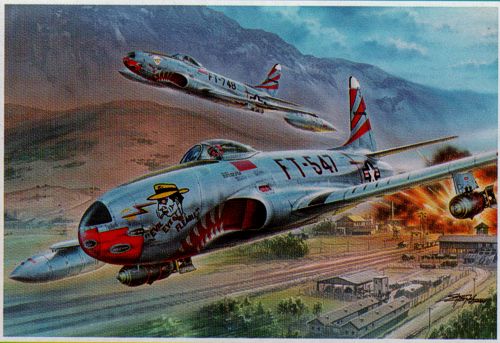 Lockheed F80C Shooting Star "Over Korea" sh32048