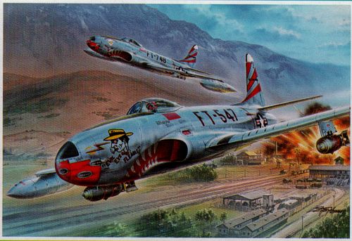 Lockheed F80C Shooting Star "Over Korea"  sh32048