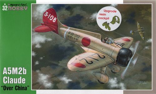 Mitsubishi A5M2b Claude "Over China" with resin upgrade cockpit SH32051