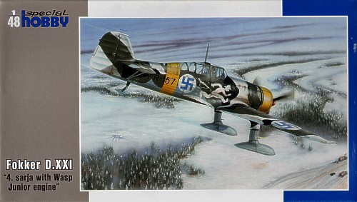 Fokker D.XXI "4 sarja with Wasp Junior Engine` SH48073