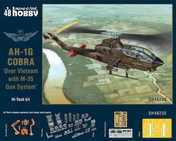 Bell AH1G Cobra 'Over Vietnam with M-35 Gun System' Hi-Tech Kit  SH48230