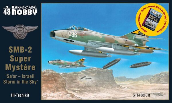 SMB-2 Super Mystère  -'Sa'ar – Israeli Storm in the Sky' with book  SH48238B