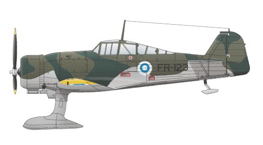 Fokker DXXI 4. Sarja Finnish AF "Post War Service" SH72189