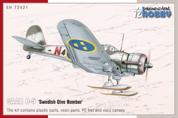 Saab B5 'Swedish Dive bomber" (BACK IN STOCK ex MPM)  SH72421