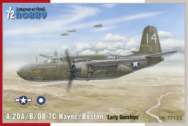Douglas A20A/B/DB7C Havoc/Boston 'Early gunships" (Also including and Ex Dutch Kon. Marine Plane!) SH72423