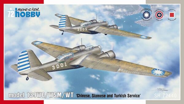 Martin Bomber model 139WC/WSM/WT "Chinese, Siamese and Turkish Service"  SH72440