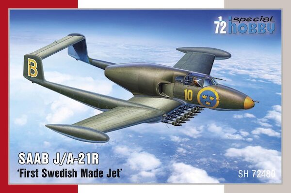 Saab J/A21R, First Swedish made jet  SH72480