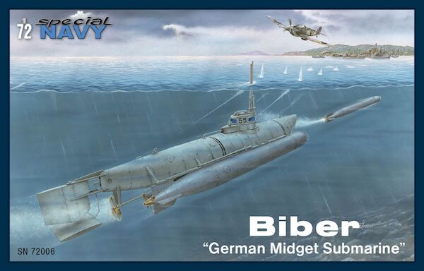 Biber "German Midget Submarine" (Dutch Connection; used on De Schelde and the Waal River near Nijmegen) SN72006