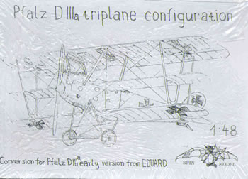 Pfalz DIIIA Triplane conversion K801