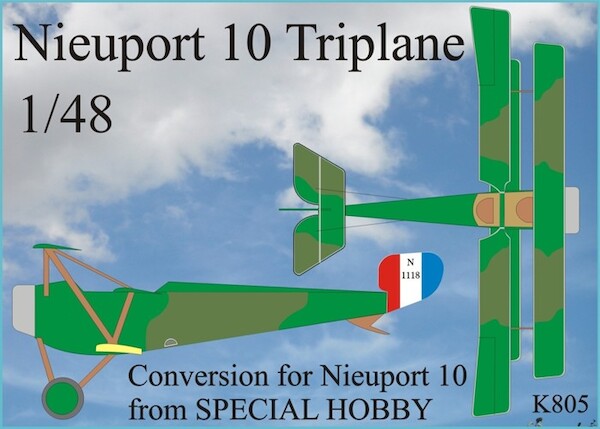 Nieuport 10 Triplane (Special Hobby Nie10)  k805