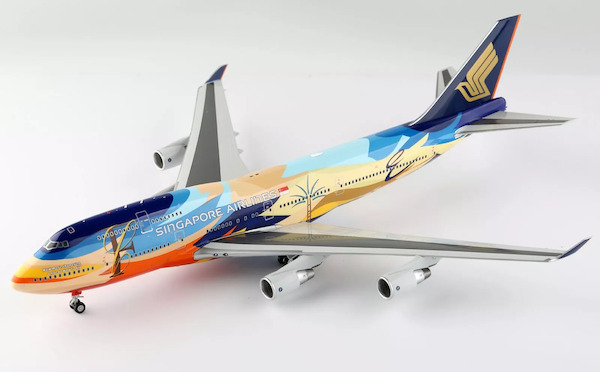 Boeing 747-400 Singapore Airlines "Tropical" 9V-SPL  L2002