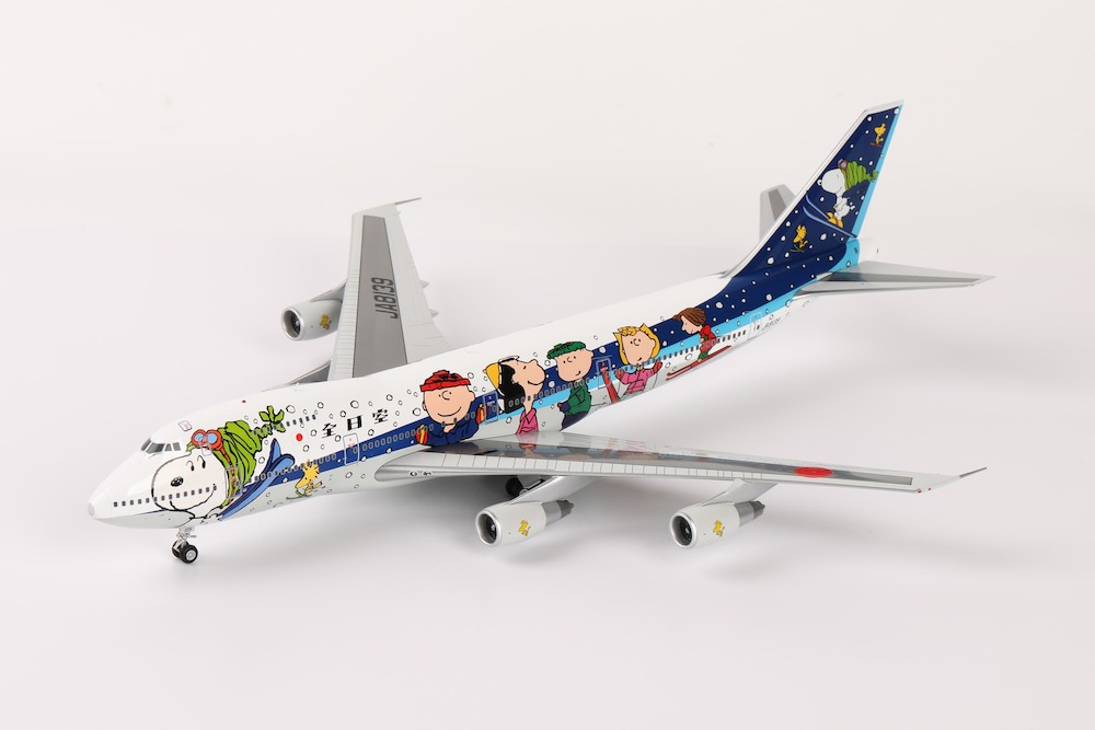 SQ ANA B747SR-100 スヌーピーⅡ JA8139フラップダウン SQ Wings L2019 Boeing 747-100SR ANA All Nippon Airways 