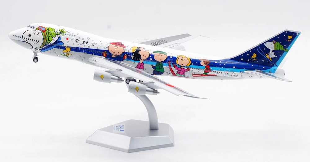 SQ ANA B747SR-100 JA8139 スヌーピーⅡ フラップダウン SQ Wings All