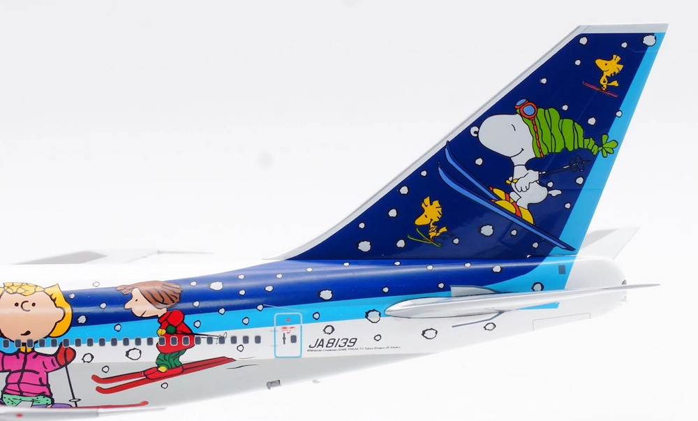 SQ ANA B747SR-100 JA8139 スヌーピーⅡ フラップダウン SQ ANA B747SR