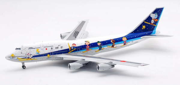 Boeing 747-400D ANA All Nippon Airways "Snoopy" JA8961 Flaps Down L2021FD
