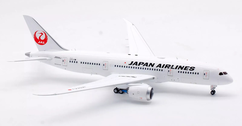 SQ Wings 日本航空 JAL 1:200 B787-8 JA822J SQ Wings L2025 Boeing 787-8 Dreamliner JAL Japan Airlines JA844J