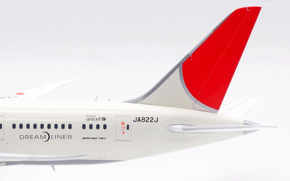 1/500 JAL Boeing 787-8 JA822J ダイキャスト Garuda Indonesia DC-9-30 PK-GNO (80'S Livery) Scale 1:200